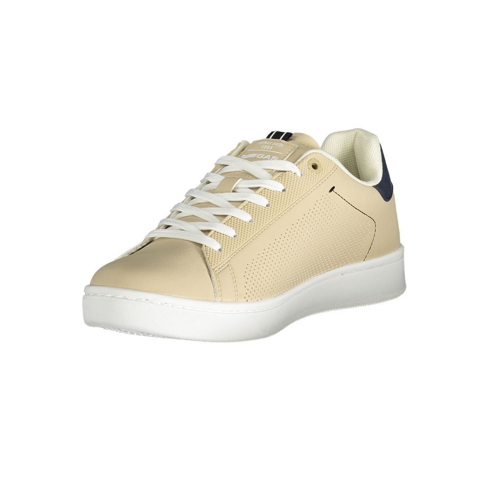 Gas Beige Polyester Herren Sneaker