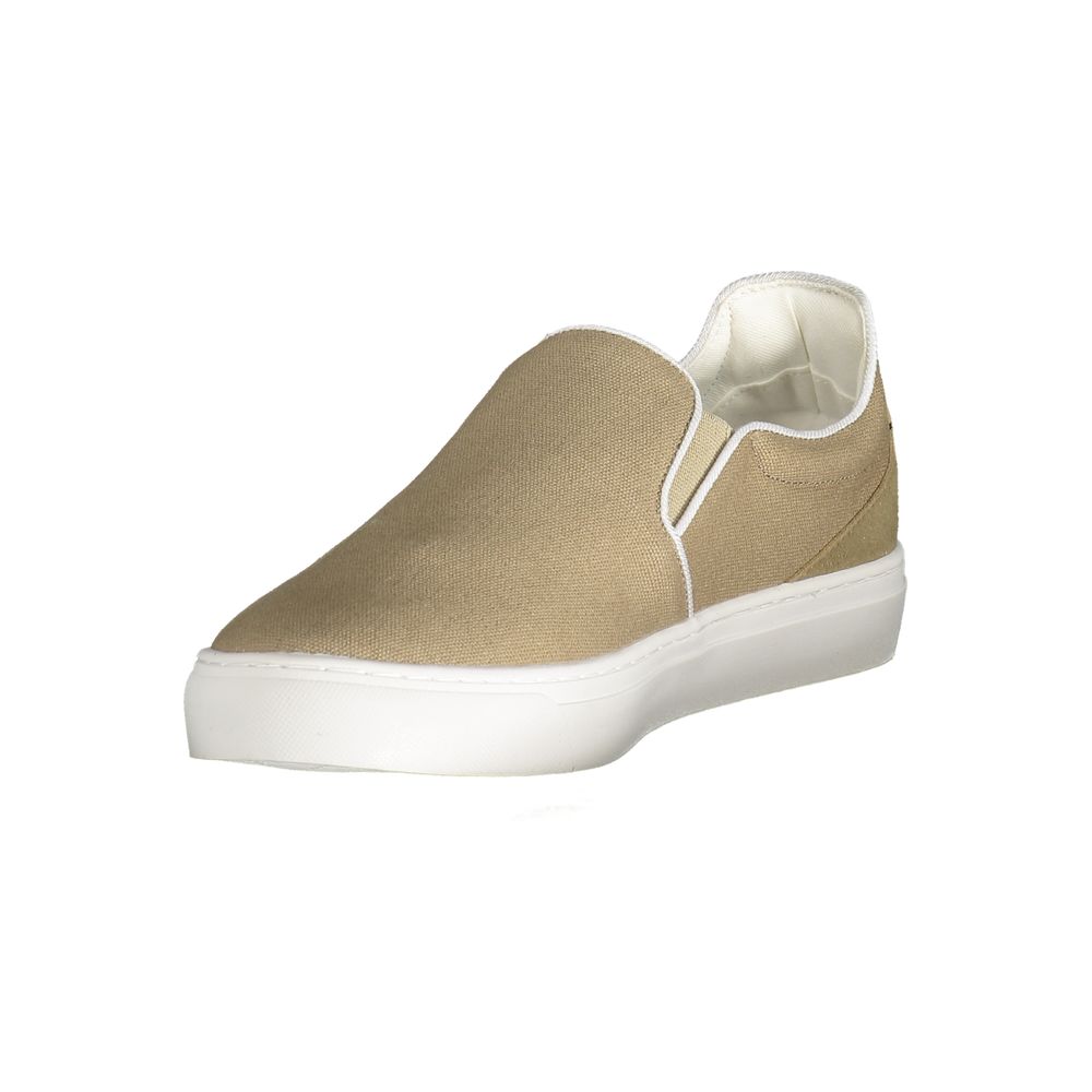 Gas Beige Polyester Herren Sneaker