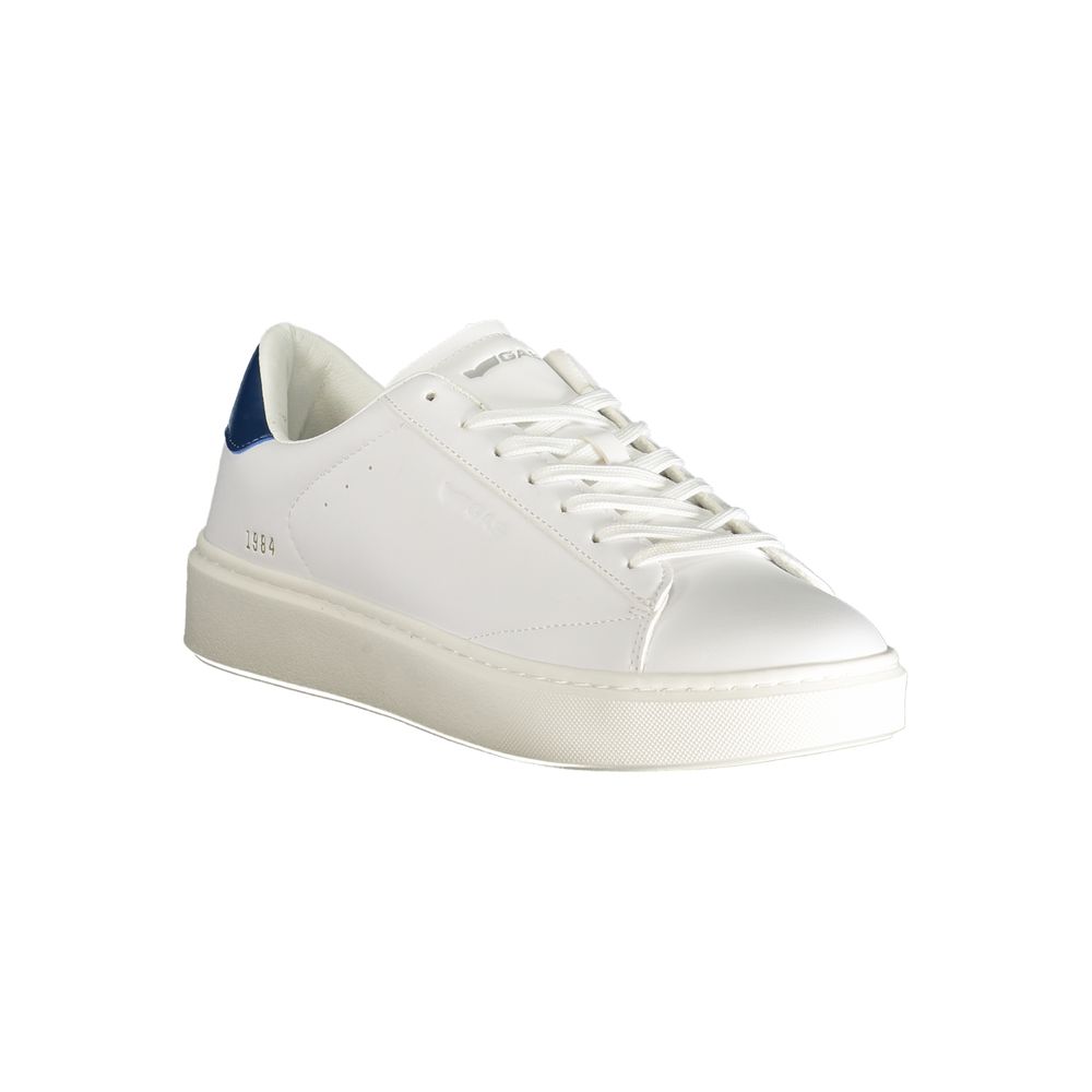 Gas Weiß Polyester Männer Sneaker