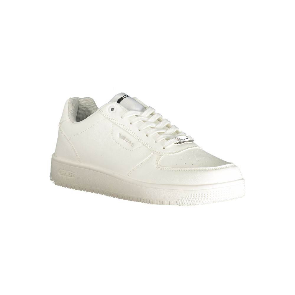 Gas Weiß Polyester Männer Sneaker