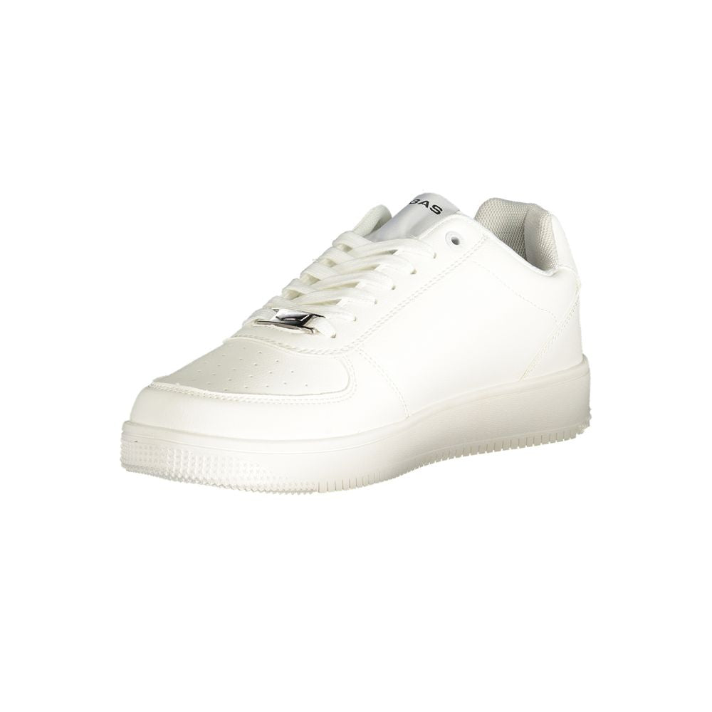 Gas Weiß Polyester Männer Sneaker