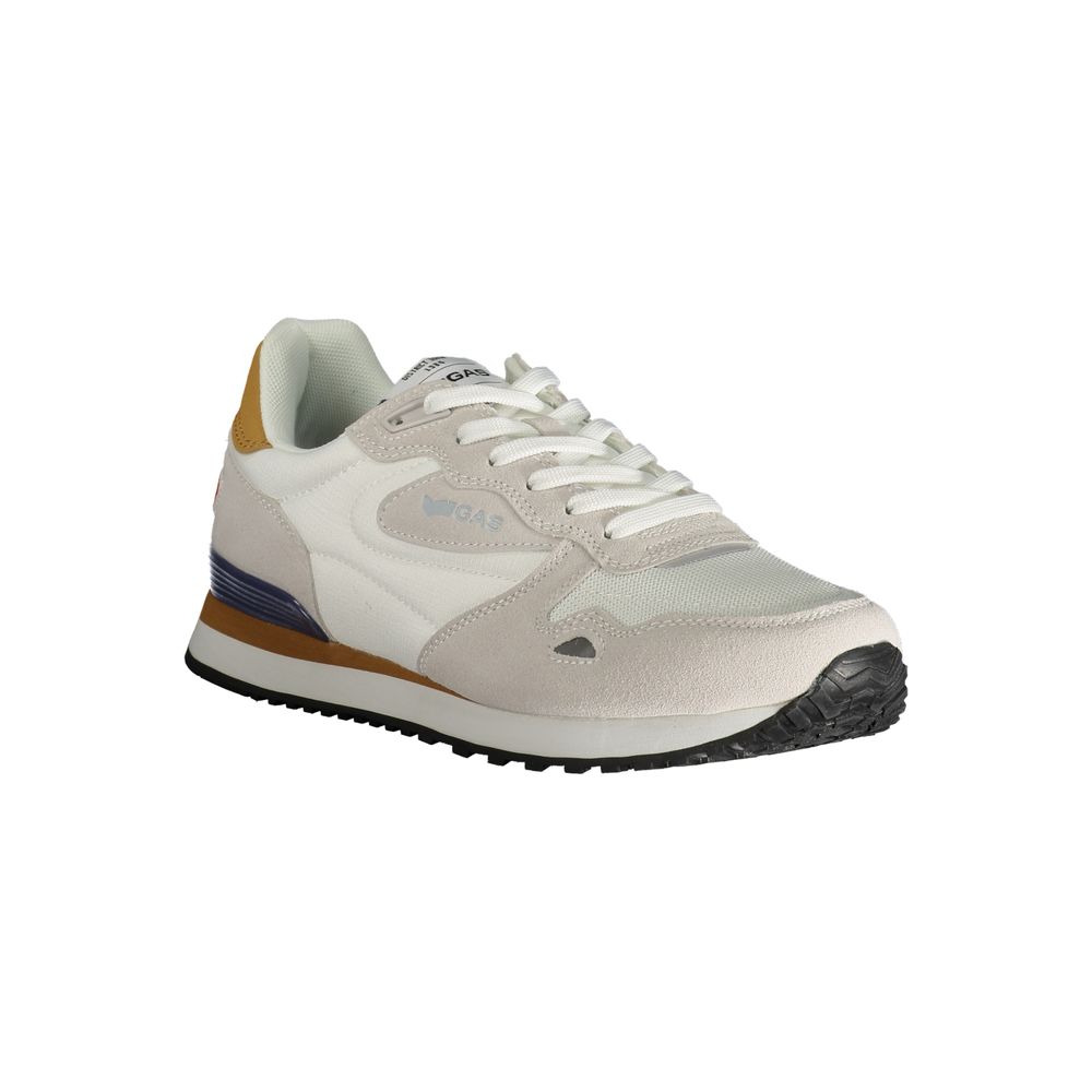 Gas Weiß Polyester Männer Sneaker