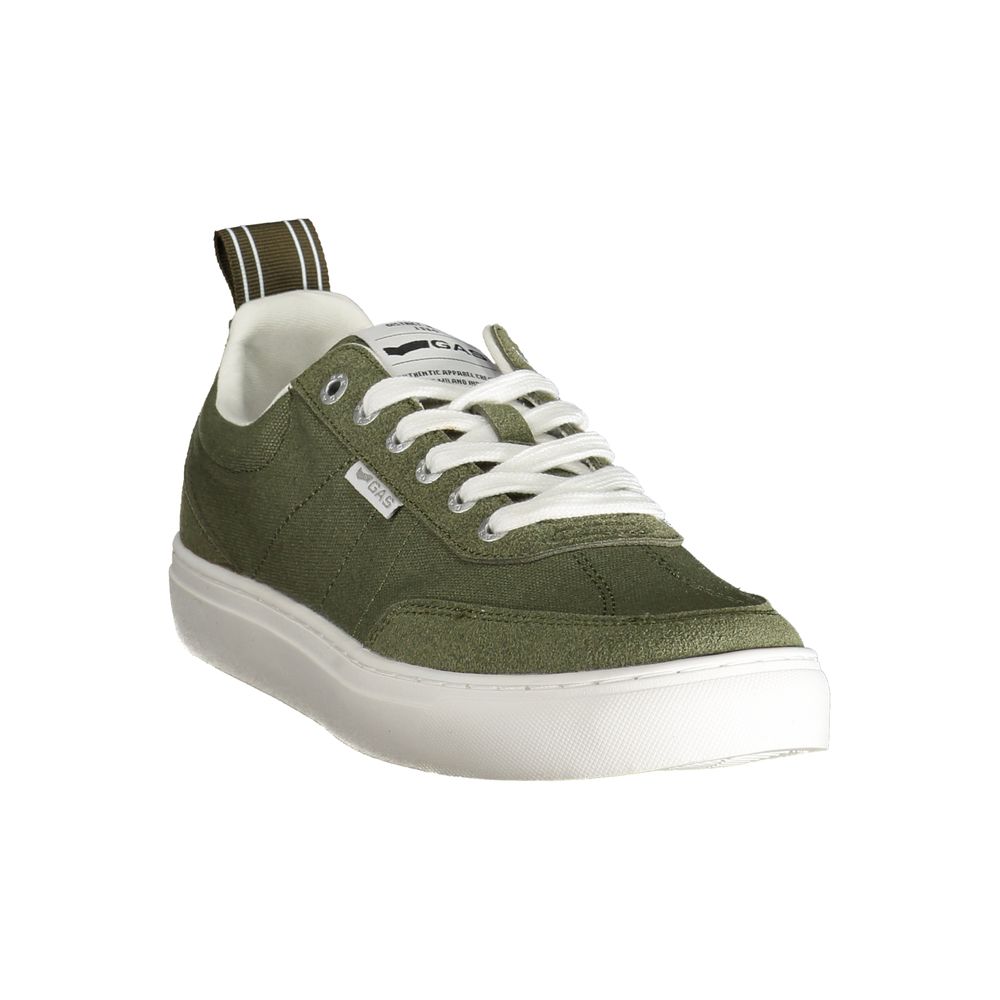 Gas Grüner Polyester Herren Sneaker
