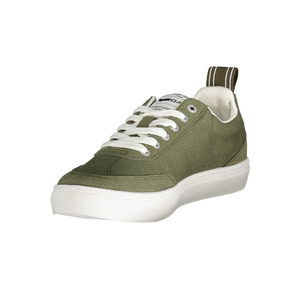Gas Grüner Polyester Herren Sneaker