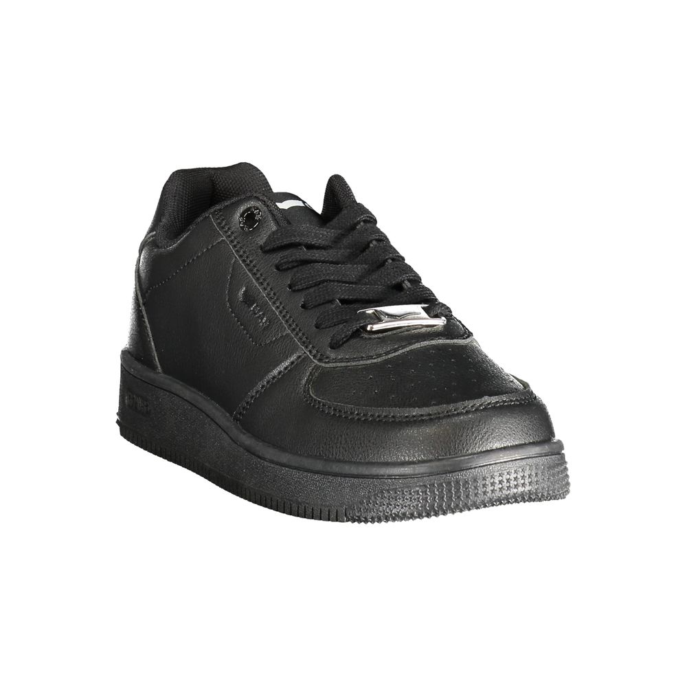 Gas Schwarzer Polyester Damen Sneaker