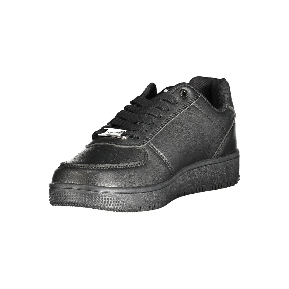 Gas Schwarzer Polyester Damen Sneaker
