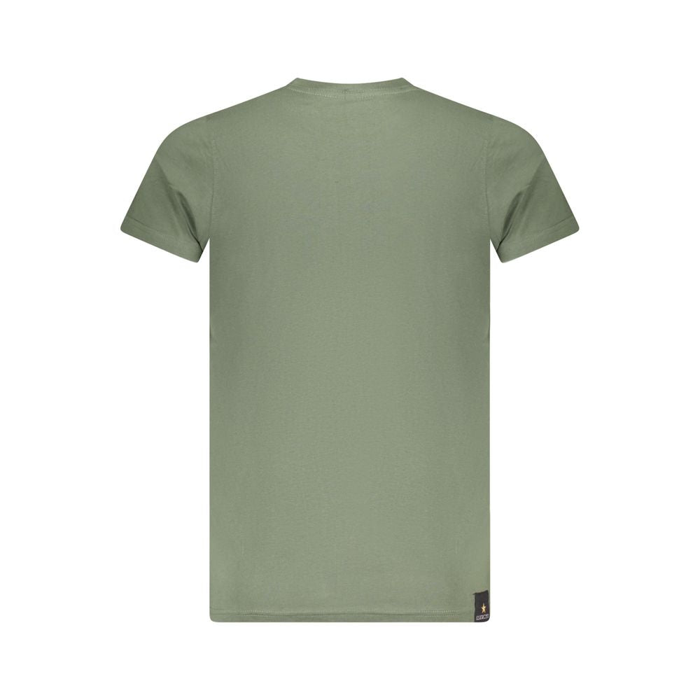 Accademia Militare T-Shirt aus grüner Baumwolle