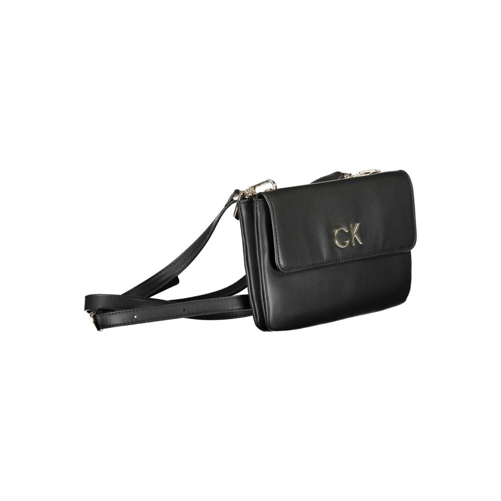 Calvin Klein Schwarze Polyester Handtasche