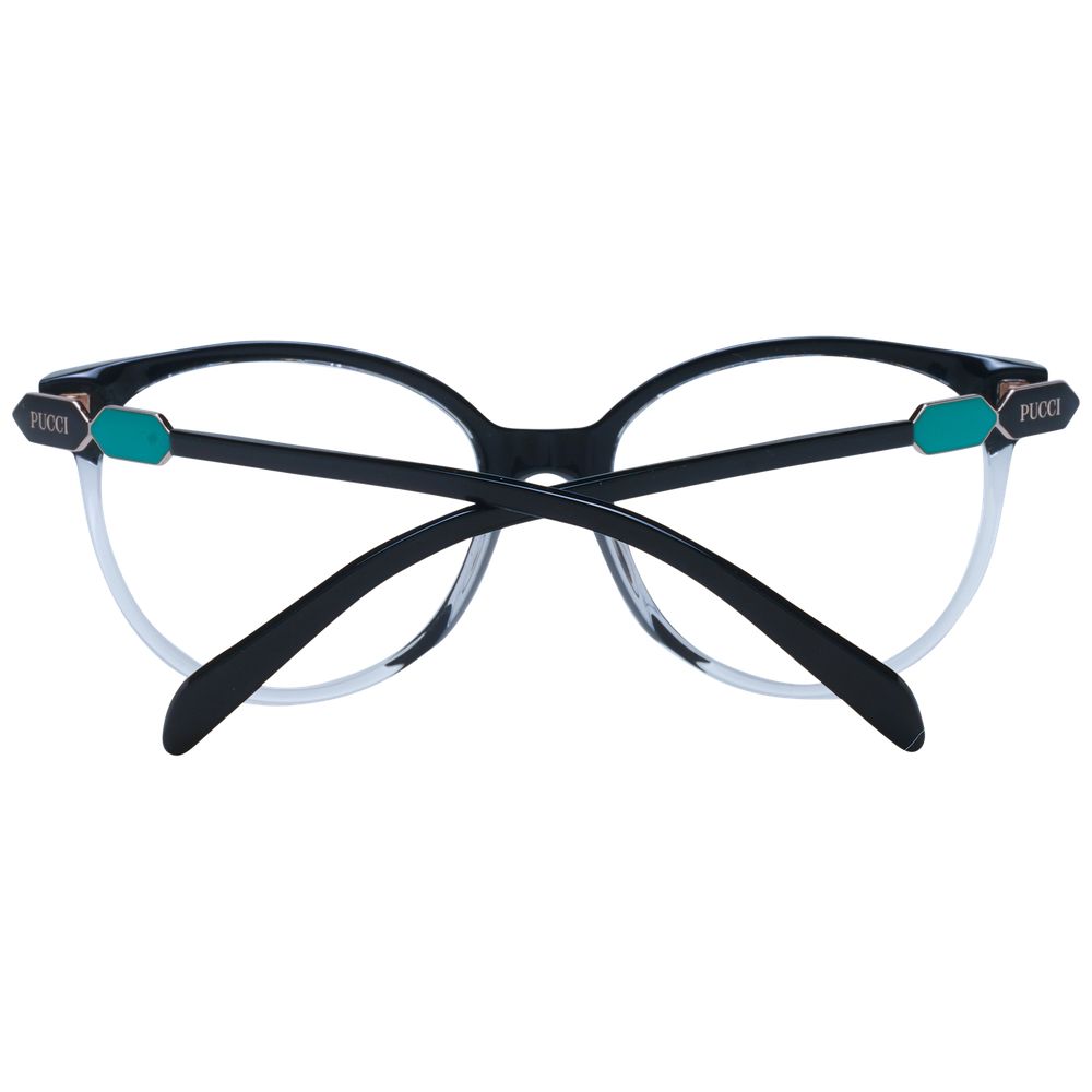 Emilio Pucci Schwarze Kunststoffbrille (Gestelle)