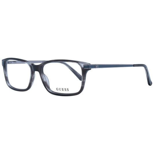 Guess Grau-Transparente Brillengestelle aus Acetat und Metall