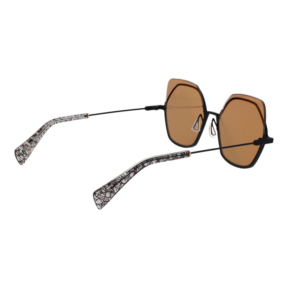 Yohji Yamamoto Gold Unisex-Sonnenbrille