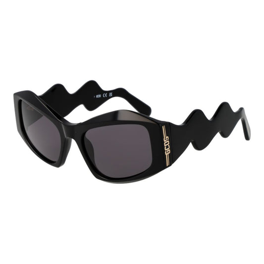 GCDS Sonnenbrille aus schwarzem Acetat