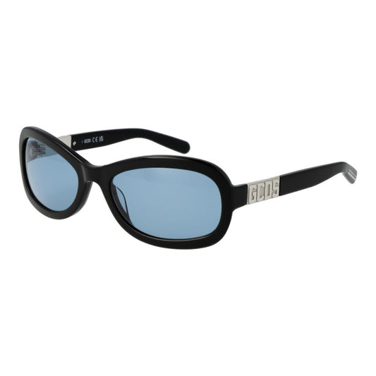 GCDS Sonnenbrille aus schwarzem Acetat