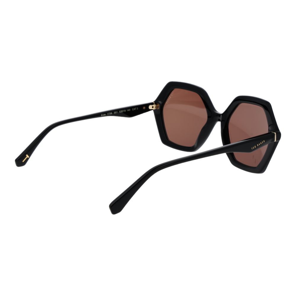 Ted Baker Schwarze Sonnenbrille aus Acetat