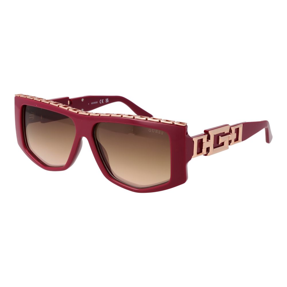 Guess Rote Sonnenbrille aus Edelstahl