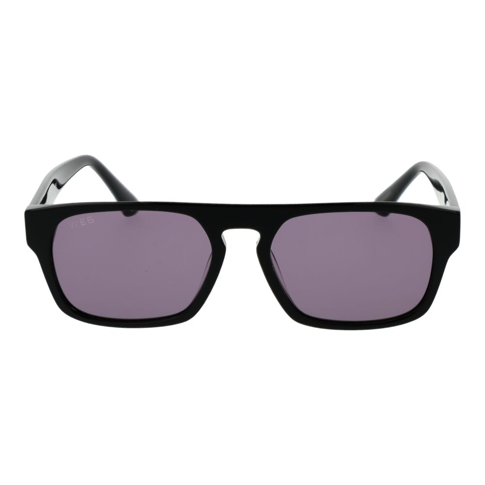 Web Schwarze Unisex-Sonnenbrille