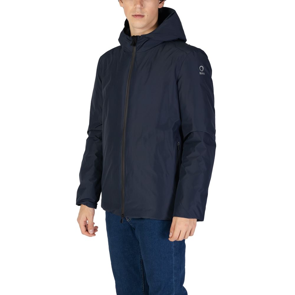 Suns Blaue Polyesterjacken &