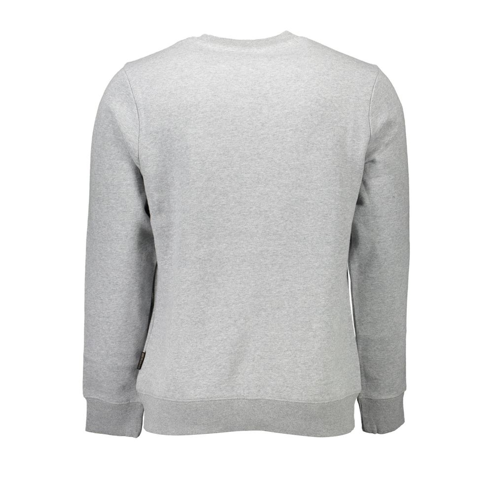 Napapijri Grauer Baumwollpullover für Männer