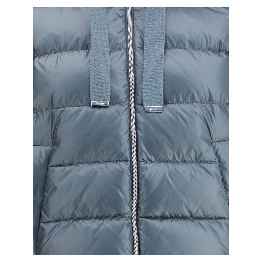 Herno Daunenjacke mit Wollärmeln