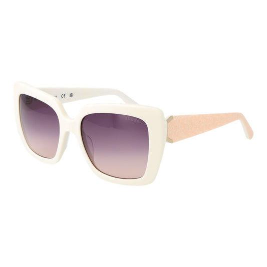Guess Weiße Sonnenbrille aus Acetat