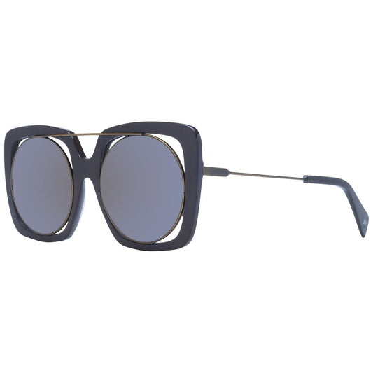 Yohji Yamamoto Monel-Sonnenbrille in Braun