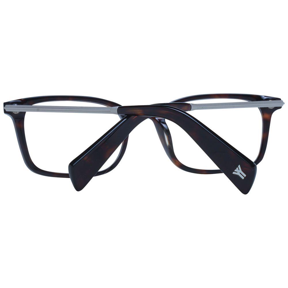 Yohji Yamamoto Brillenrahmen aus braunem Acetat