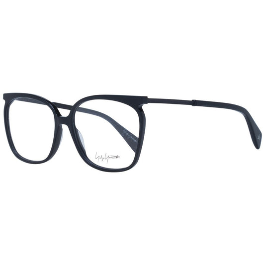 Yohji Yamamoto Schwarze Acetat-Brille (Gestell)