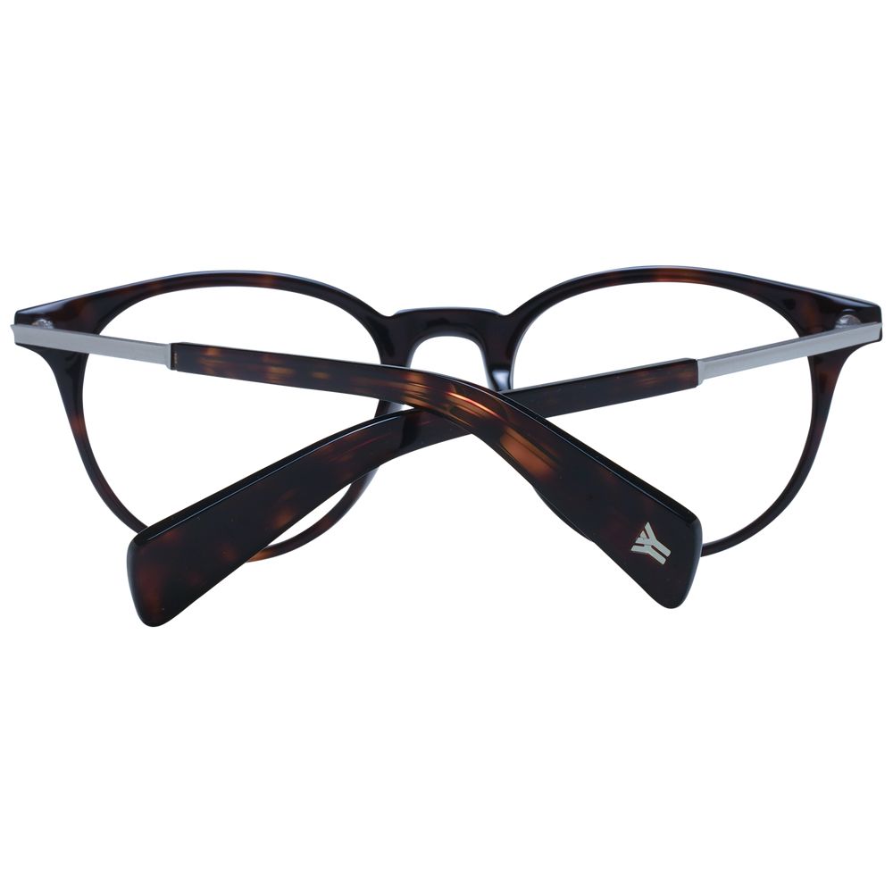 Yohji Yamamoto Brillenrahmen aus braunem Acetat