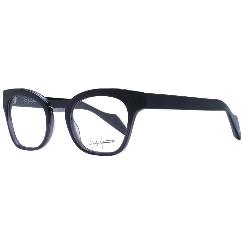 Yohji Yamamoto Schwarze Brille aus Acetat (Gestell)