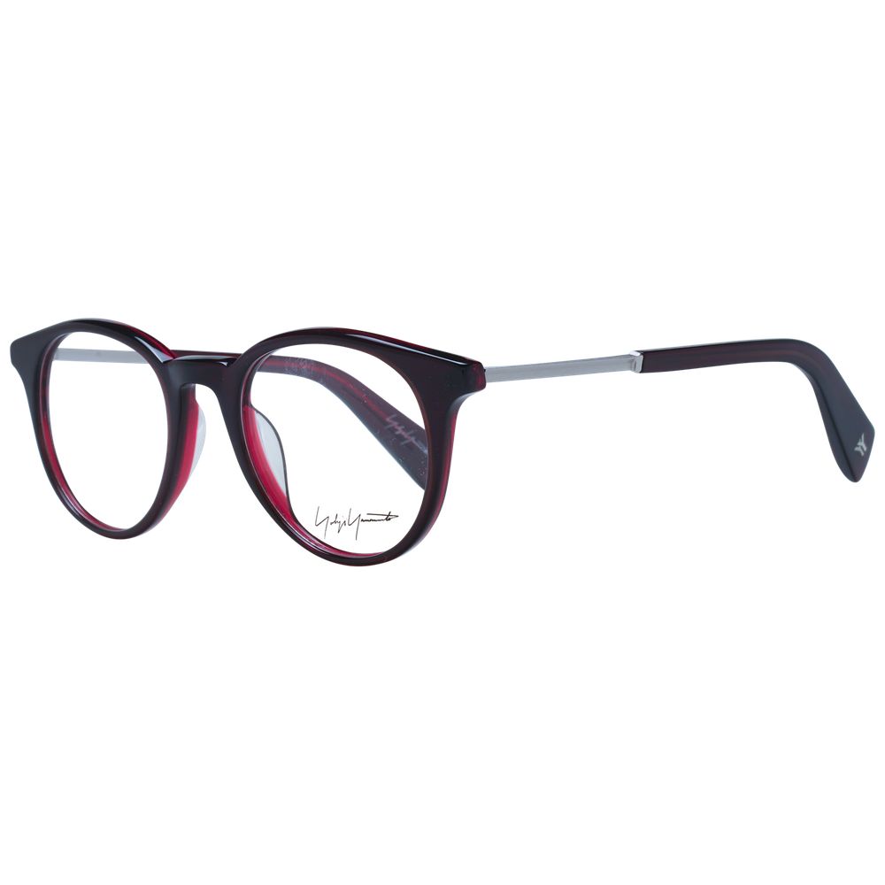 Yohji Yamamoto Rote Acetat-Brille (Rahmen)