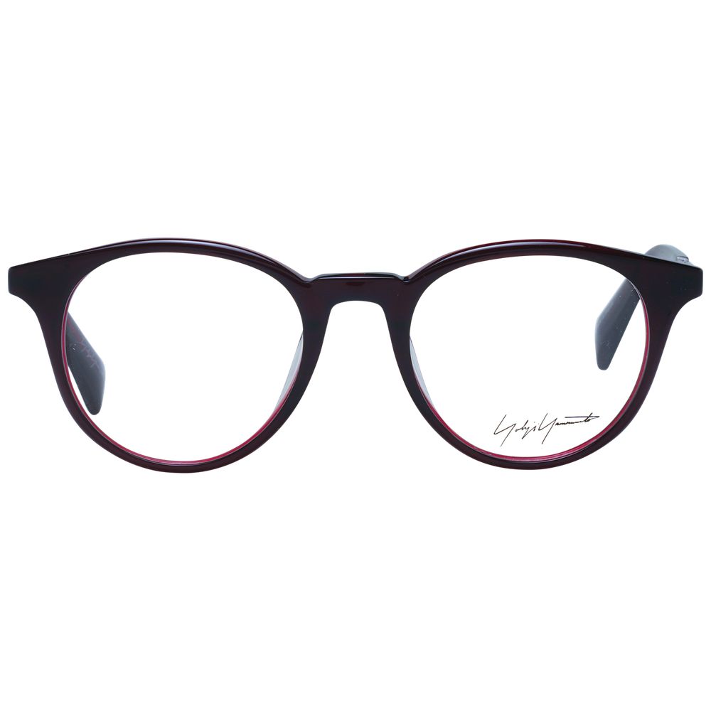 Yohji Yamamoto Rote Acetat-Brille (Rahmen)