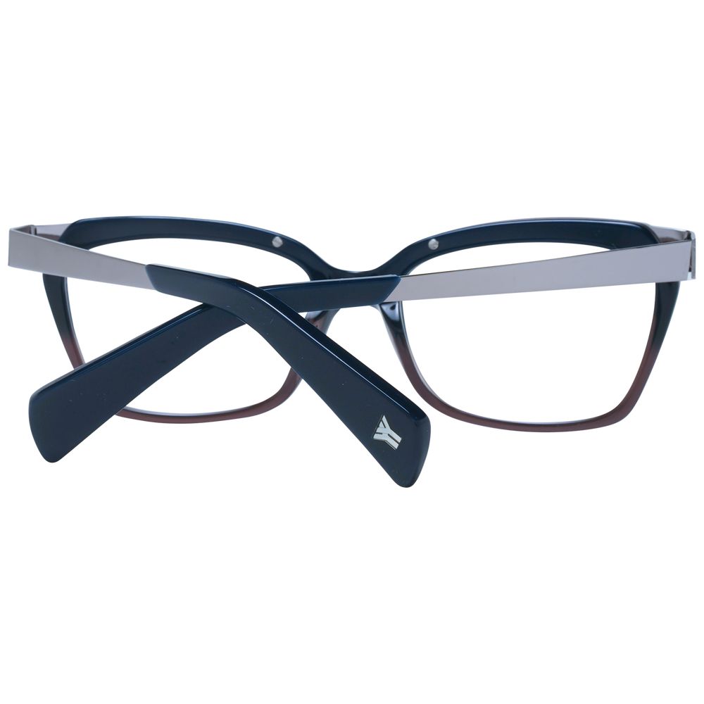 Yohji Yamamoto Blaue Acetat-Brille (Gestell)