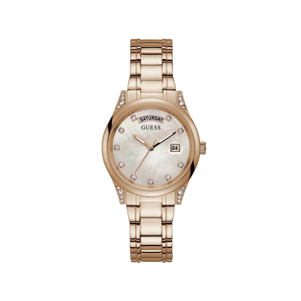 Guess Bunte Edelstahl-Dress-Watch