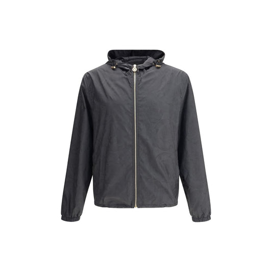 Versace Schwarze Polyester-Jacke