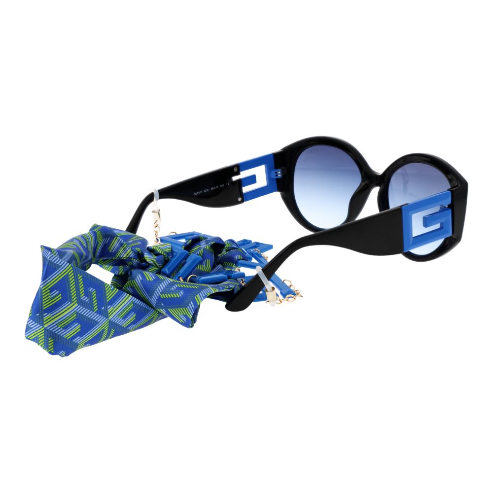 Guess Schwarze Sonnenbrille aus Kunststoff