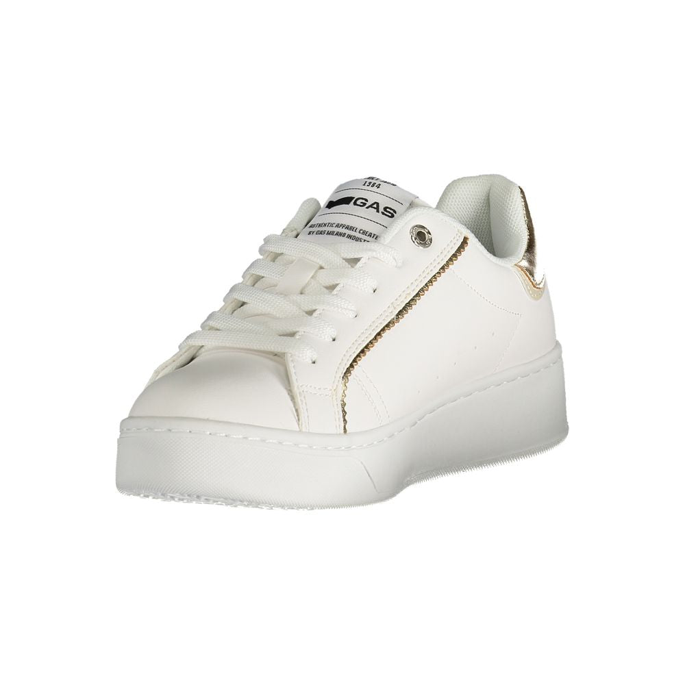 Gas Sneaker aus weißem Polyester