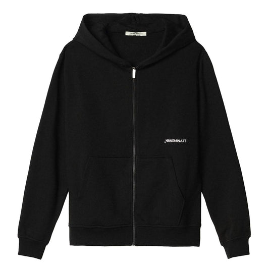 Hinnominate Schwarzer Baumwollpullover mit Kapuze für Männer
