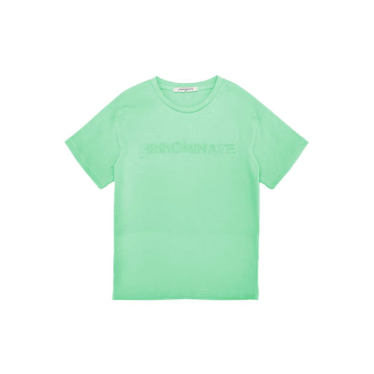 Hinnominate Grünes T-Shirt aus Baumwolle für Frauen
