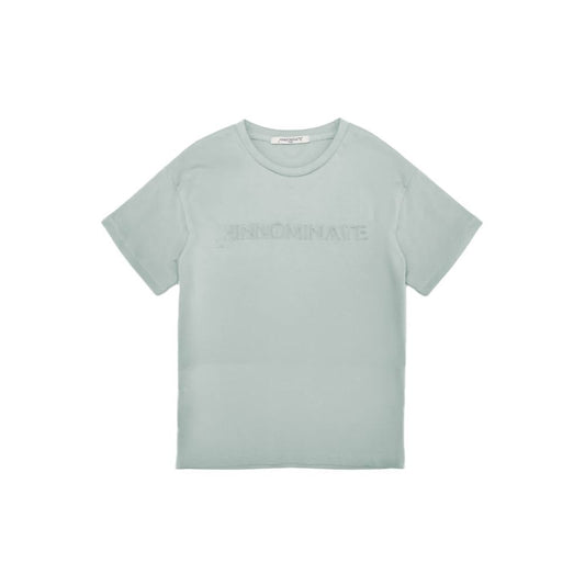 Hinnominate Graues Baumwoll-T-Shirt für Frauen