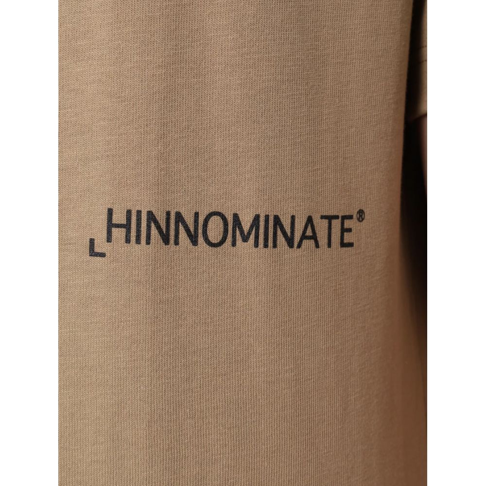 Hinnominate T-Shirt aus brauner Baumwolle