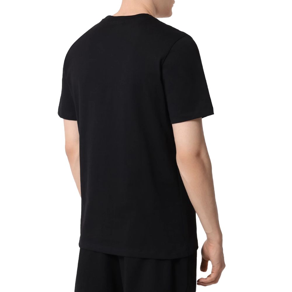 Hinnominate Schwarzes T-Shirt aus Baumwolle
