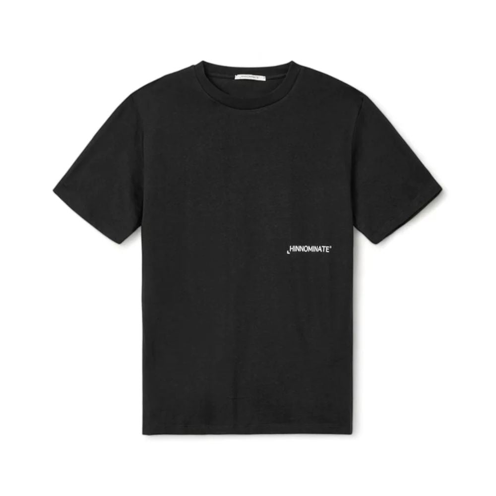 Hinnominate Schwarzes T-Shirt aus Baumwolle