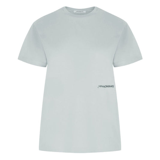 Hinnominate Graues Baumwoll-T-Shirt für Frauen