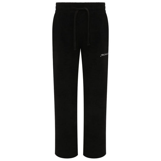 Hinnominate Schwarze Palazzo-Hose aus Baumwolle für Frauen