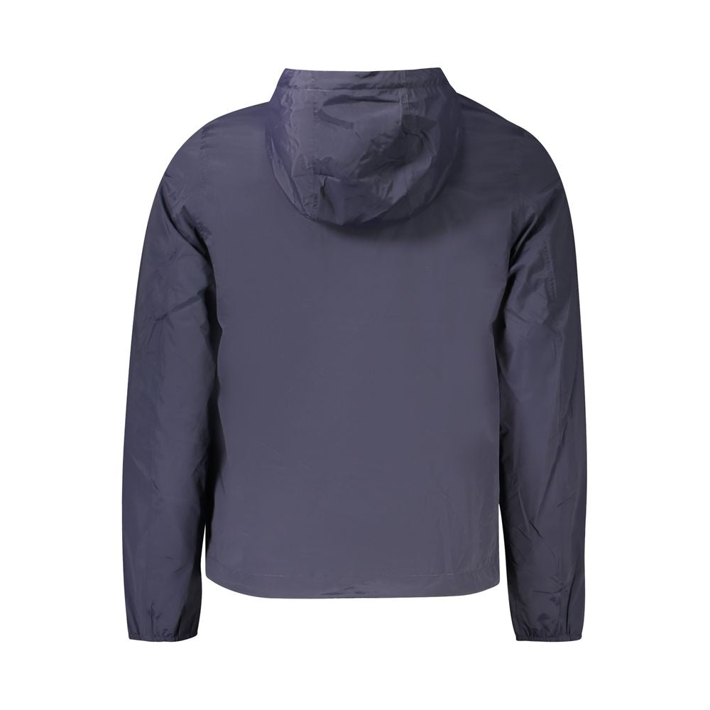 K-WAY Blaue Nylon Herren Jacke