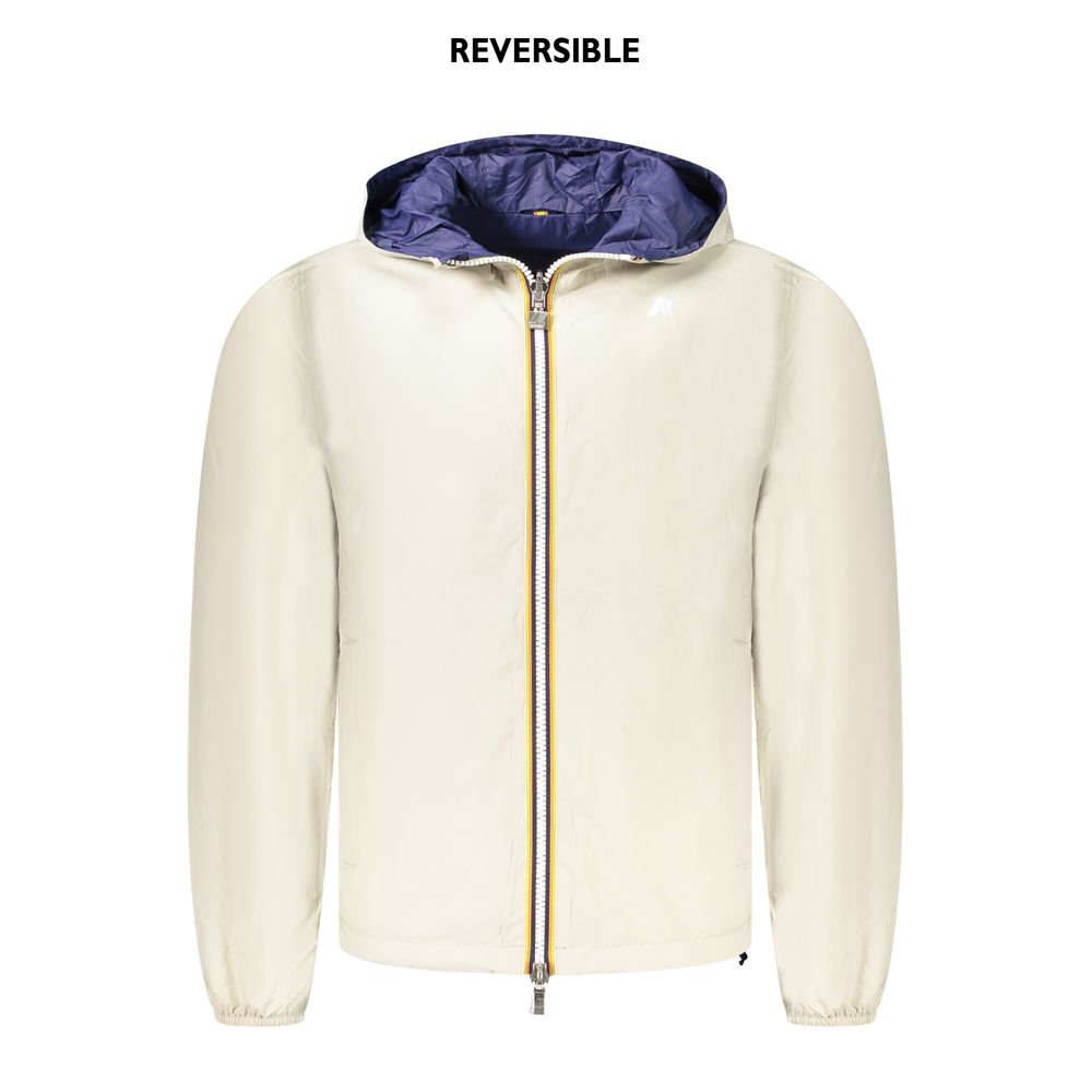 K-WAY Beige Nylon Männer Jacke
