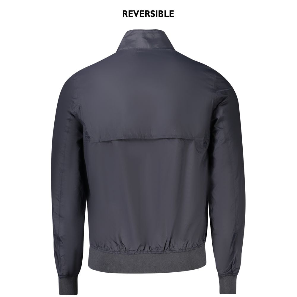 K-WAY Blaue Nylon Herren Jacke