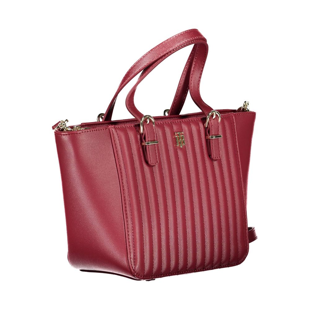 Tommy Hilfiger Rote Polyethylen-Handtasche