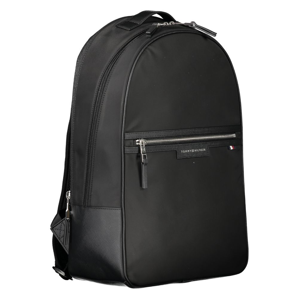 Tommy Hilfiger Schwarzer Polyester-Rucksack