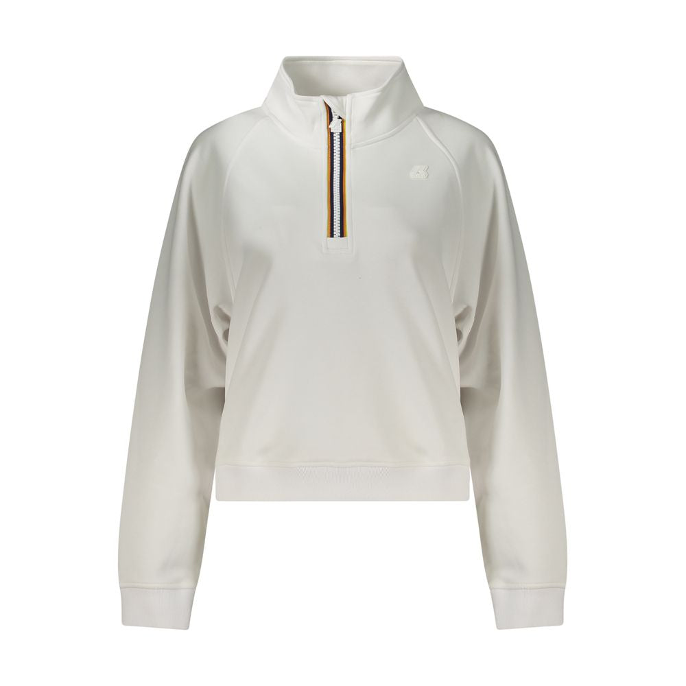 K-WAY Weißer Polyester-Pullover